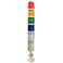 YJINGRUI 5 Stack LED Signal Tower Light, Industrial Flashing Light, 24V DC