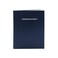 BookFactory Blue Engineering Notebook ,0.25" Grid, Hardbound, 168 Pages