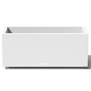 Veradek Block Series Long Box Planter - Rectangular Outdoor Planter
