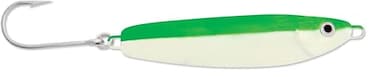 Luhr Jensen 2 Crippled Herring, Glow/Flo Green Back