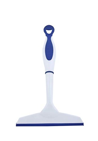 Superio 6 Window Squeegee with Grip Handle and Hanging Hook. ,Blue