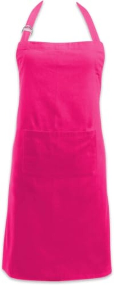 DII Everyday Basic Kitchen Collection, Chef Apron, Neon Pink