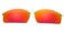 NicelyFit Polarized Replacement Lenses Lens for Oakley Bottlecap Sunglass Frames ,Fire Red Mirror