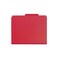 Smead Pressboard Classification File Folder with SafeSHIELD Fasteners, 2 Dividers, 2" Expansion, Letter Size, Bright Red, 10 per Box ,14031