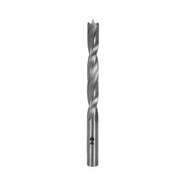 Fisch HSS Double Flute Brad Point Ground Wood Drill Bit for Woodworking, 1/2