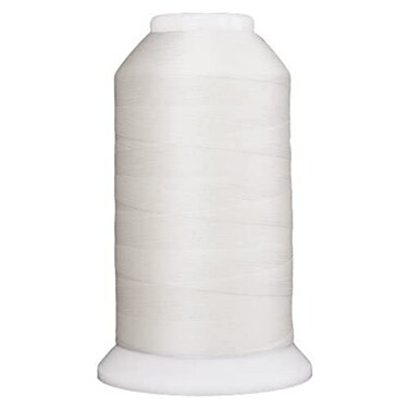 Superior Threads - Smooth Polyester Sewing Thread for Serger, Bobbin Thread, and Quilting, So Fine401 Snow, 3,280 Yd. Cone