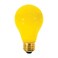 Satco S3938 60 Watt A19 Incandescent Yellow Bug Light Bulb, 2-Pack