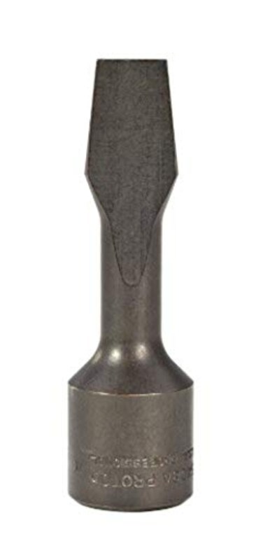 Proto Stanley J5407A 1/2" Drive Slotted Screwdriver Bit Socket, 7/16