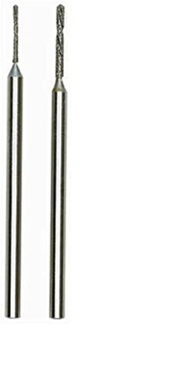Proxxon 28 255 Diamond Twist Drill Bits 2 Pack