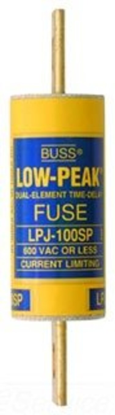 Bussmann 90 Amp 600 Volt, Class J, Low Peak, Dual Element, Time Delay Fuse, LPJ-90SP