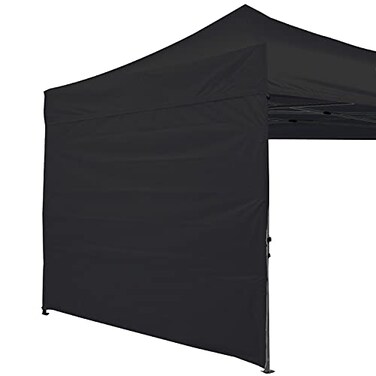 ABCCANOPY Instant Canopy SunWall 10x10 FT No Frame or Top, Black