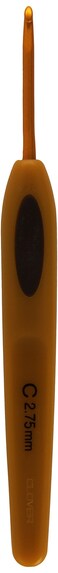 Clover 1003C Soft Touch Crochet Hook-Size C2 2.75mm