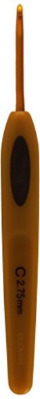 Clover 1003C Soft Touch Crochet Hook-Size C2 2.75mm