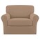 Easy-Going 2 Pieces Stretch Sofa Slipcover for Armchair Washable