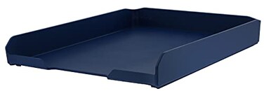 Bostitch Office Konnect Letter Tray, Fits 9.75" x 12" Sized Documents, Blue