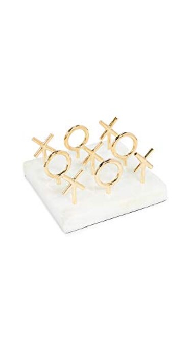 Jonathan Adler Brass Tic Tac Toe Set