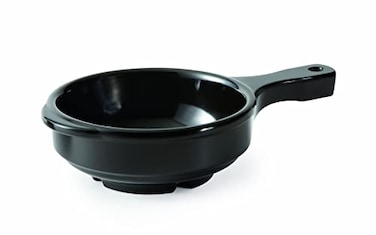 GET G.E.T. HSB-112-BK-EC Soup Bowl with Handle, 12 Ounce, Black ,Set of 4