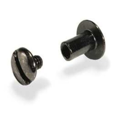 Tandy Leather Screw Post 1290-01 ,10, Metal Matte, 1/4