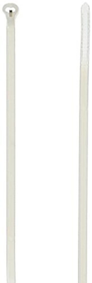 ThomasBetts TY523M TR Nylon Cable Tie, 18 lb, 4", Natural ,Pack of 100