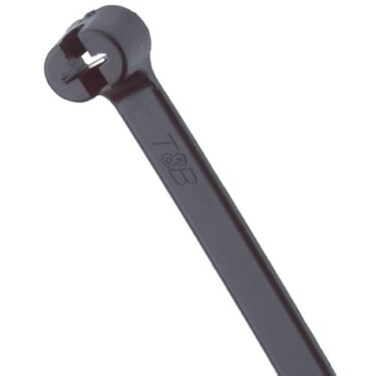 ABB CABLE TIE 18LB 8IN UV BLK 2-PC DIST