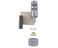 General Tools General 71264 1/2" Brass Grommet Kit 12 Count