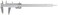Fowler 52-058-008-0, Vernier Caliper with 0-8"/200mm Measuring Range