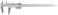 Fowler 52-058-008-0, Vernier Caliper with 0-8"/200mm Measuring Range