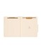 Smead Classification File Folder, 2" Expansion, 2/5-Cut Tab, Letter Size, 10 per Box ,1 Divider, Manila