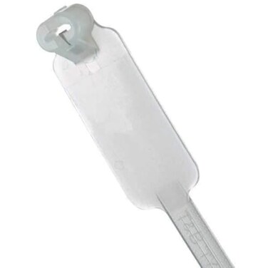 ThomasBetts TY546M Cable Tie, Nylon, 5x0.875" Marking Pad, 50 lb, 7", Natural