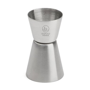 Leopold Vienna LV00830 Jigger 20/40ml, matt, Inoxidable, Silver