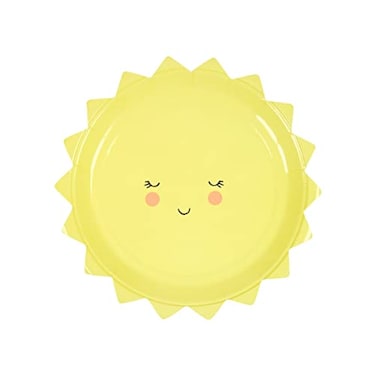 Meri Meri 157042 Plate, Small, Yellow