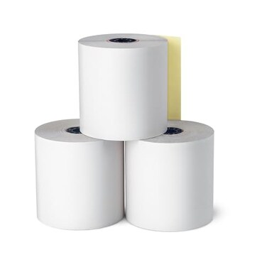 Staples Carbonless Paper Rolls, 3 Inch x 85 Ft, 10-Pack