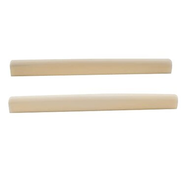 Musiclily Basic 6 String Classical Guitar Bone Saddle DJ-02 80x3x9/8mm 2Pcs