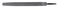 Nicholson Flat Hand File ,Boxed, American Pattern, Double Cut, Rectangular, Coarse, 10" Length