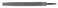 Nicholson Flat Hand File ,Boxed, American Pattern, Double Cut, Rectangular, Coarse, 10" Length