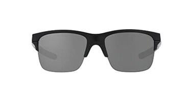Oakley Men's Thinlink Non-polarized Iridium Rectangular Sunglasses, MATTE BLACK, 62.3 mm