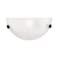 Livex Lighting 4271-07 Oasis 1-Light Bronze Wall Sconce , White