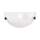 Livex Lighting 4271-07 Oasis 1-Light Bronze Wall Sconce , White