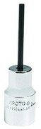 Proto Stanley J4770-3M 1/4" Drive Hex Bit Socket, 3mm