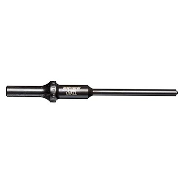 Mayhew Tools 31950 Pneumatic Roll Pin Punch, 1/4" x 6", Black Oxide Finish