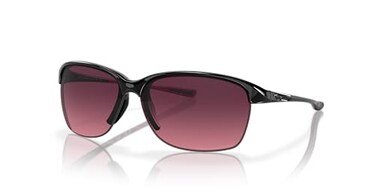OAKLEY Unstoppable OO9191-10 Sunglasses Polished Black w/Rose Gradient Polarized
