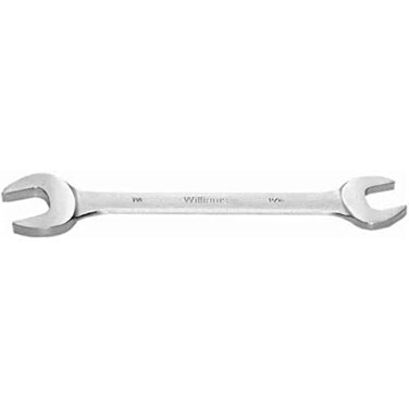 Williams 1725 Double Head Open End Wrench, 7/16 by 1/2-Inch