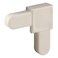 Prime-Line PL 14336 1/4 x 5/8 In. White Plastic Mobile Home Screen Frame Corner ,20 Pack