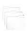 Smead Standard File Folders, 100 Count, White, 1/3-Cut Tabs, Letter Size ,12843