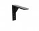 The Original Granite Bracket Solid Heavy Duty Large Shelf Bracket ,A36 Cold Roll Steel - Black, 22 x 10 Inches