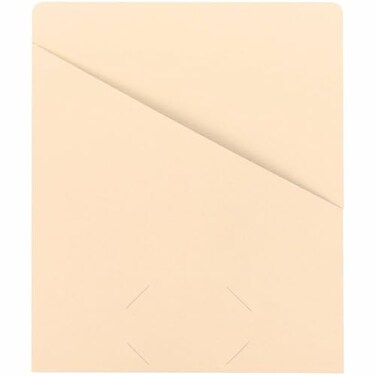 Smead Slash Jacket, Letter Size, Manila, 25 per Pack ,75430