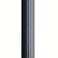 Kichler 9595BK Accessory Outdoor Fluted Post, Black, 84-Inch
