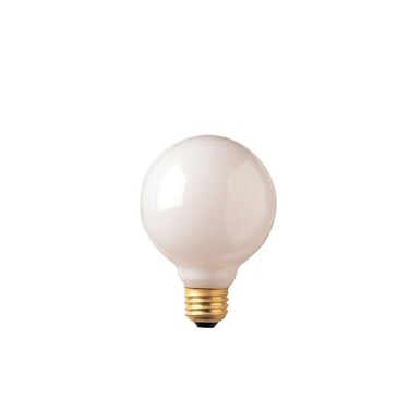 Bulbrite Incandescent G25 Medium Screw Base ,E26Light Bulb, 1 Count ,Pack of 1, Half Gold