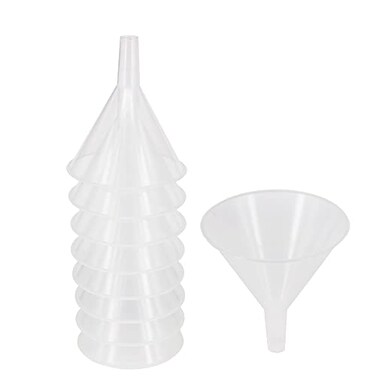 zmybcpack 8 Pack Plastic Funnels,4.7" Wide Mouth Funnels