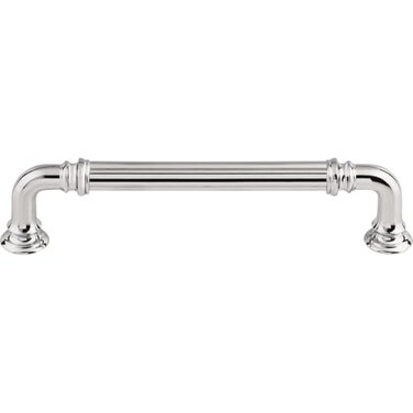 Top Knobs Reeded 5" Center to Center Bar Pull Polished Chrome